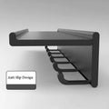 ROEASY Aluminum Folding Rack & Hook Space-Saving Kitchen Hardware for Bathroom & Living Room Foldable Shelf with Hook