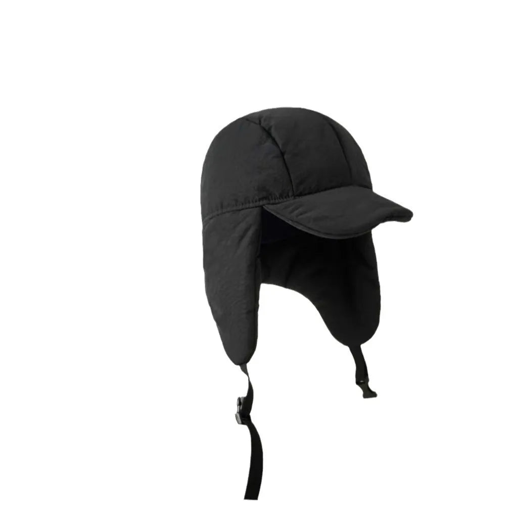 Custom Fleece Lined Trapper Hat Winter Windproof Ear Flap Hat for Ski Cycling Outdoor Unisex