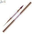 Jiexia Rose Gold Metal Handle Purple Wax Head Tip Dual End Bulk Rhinestone Pen Picker