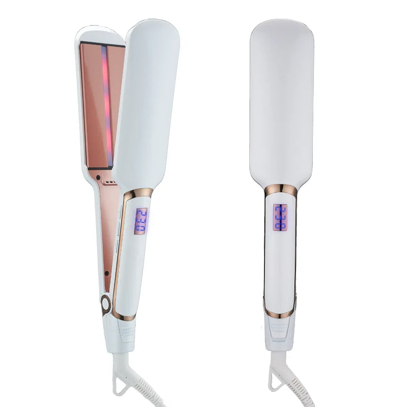 Professional Wide Plate Flat Iron Diana Infrared Hair Irons Portable Electric Hair Straightener for Hotel Use Wholesale