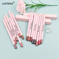 Wholesale Pink Vegan  Lip Liner Pencil Waterproof Lip Liner Long Lasting Matte Brown Lip Liner Pencil Private Label