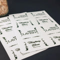 Crystal Code CC-UV-003 Label Logo Small-Medium Crystal Removable Vinyl Waterproof Custom Size Car Wholesale Sticker Cups Father