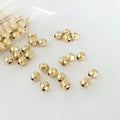 14K Gold Filled Jewelry Loose Beads Gold Spacer Beads Faceted Beads for Jewelry Making