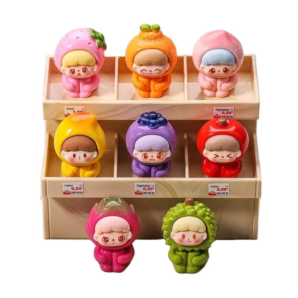 Solid Colour Fruit Pup Diy Resin Luminous Cartoon Jewellery Creative Small Pieces Pair Accessories Blind Bags