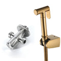 Brass Modern Toilet Bidet Sprayer with Easy Installation Wall-Mounted Gold Head Bathroom Set for Home & Hotel Use