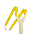 ABS Slingshot Straight Flying Tiger Bow Tied Rubber Band Resin Flat Leather Outdoor Sports High Hardness Durable Slingshot