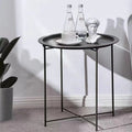Small Side Tables Coffee Table Bed Rooms Custom Wholesale Living Room Modern Folded Circle Sofa Side Table