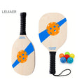 Customized USAPA-Approved Wooden Pickleball Paddle Racket Set Customs Pack and Bag OEM Popular Wooden Racket of Pickle Balls