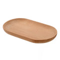 Sustainable CNLF Acacia Wood Coffee Plate for Cake Cheese Dinner Minimum Order 100pcs