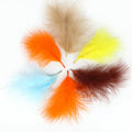 28 Colors Dyed Wholesale Turkey Feather Multi-Color 6-12CM White Unparried Marabou Feather Fans Black Turkey Feathers US Origin