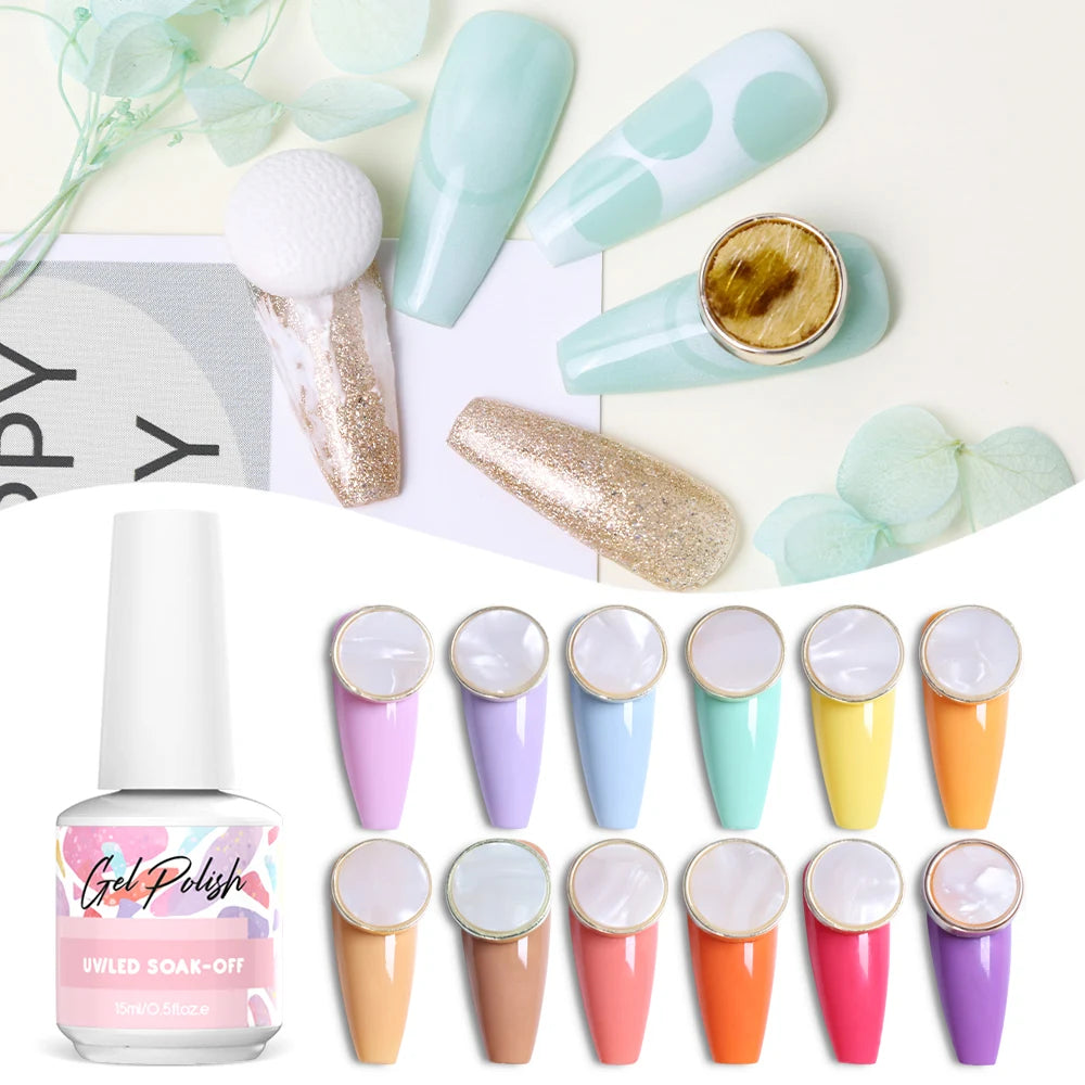 Missgel 24 Solid Prue Color Gel Polish Wholesale Supplies Soak Off Uv-gel Nail UV Gel