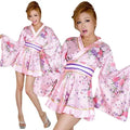 Women's Sexy Kimono Sakura Anime Costume Japanese Kimono Traditional Print Vintage Original Tradition Yukata Dress