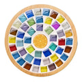 DIY Handmade Material Kit Bamboo Creative Mosaic Cup Mat & Pot Holder Adhesive Mosaic Craft for Students & Kindergarten Toys