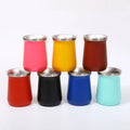 Madou Cross-border Creative 8oz Stainless Steel Vacuum Insulated Cup Simple Matte Design Portable Car Water Cup Unisex Use
