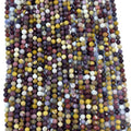 Wholesale Natural Yolk Stone Faceted Stone Beads Cutting Loose 2mm3mm4mm Necklace Crystal Beads for Jewelry Making