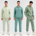 Custom Logo Women Hoodies Sweatsuit Long Sleeve Unisex Hooded Matching Joggers Sweatpants 2 Piece Tracksuit Sets for Men