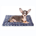 Mora Pets Ultra Soft Reversible Fleece Crate Bed Mat Quality Machine Washable Pet Blanket with Cute Print for Dogs and Cats