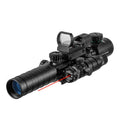 Wholesale Tactical 3-9X32EG Optical Red Green Illuminated Crosshair Rangefinder Scope with Red Green Reflex 4 Reticles