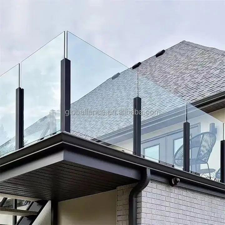 Reilbu Hot Sale Deck Outdoor Stainless Glass Railing Post Modern Design for Balcony