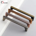 Oukali Chinese Vintage Furniture Bronze Bedroom Zinc Alloy Drawer Accessory Pull Cabinet Cupboard Bow Shape Furniture Handles