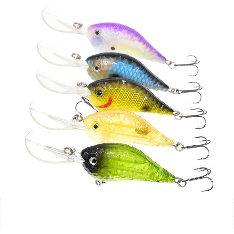 12cm 22g DEEP DIVER CRANKBAIT Fishing Lure in Bait Deep Swim Hard Bait Fish Tackle Float Minnow Fishing Wobbler Pesca Crankbait MegaBDM