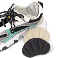 Breathable Mesh Heel Cushion Inserts Self-Adhesive Heel Grips Prevent Heel Slipping Improve Shoe Fit Shoe Back Cushion Pad Toe