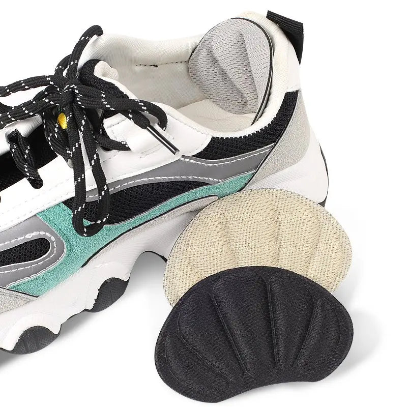 Breathable Mesh Heel Cushion Inserts Self-Adhesive Heel Grips Prevent Heel Slipping Improve Shoe Fit Shoe Back Cushion Pad Toe
