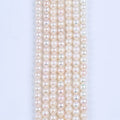 Wholesale Natural White Color Akoya Seawater 5.5-6mm Potato Shape Grade a Pearl Strand