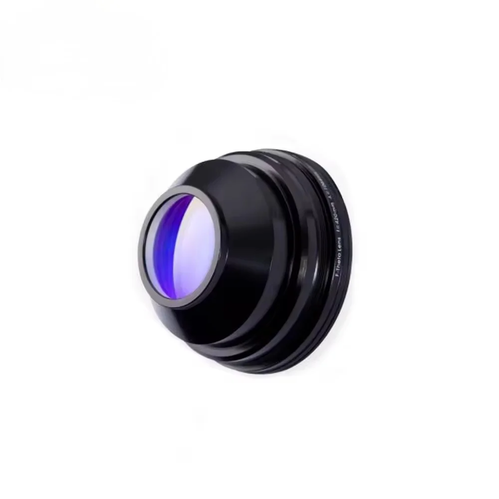 JUNFEI F-theta Scan Laser Lens 1064nm YAG Fiber Mirror System for 200X200 500X500 600X600 Area Laser Equipment Parts