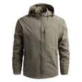 Wholesale Winter Mens Pullover Windbreaker Custom Mens Softshell Jacket Quilted Plus Size Blank Outdoor Bomber Jacket Men