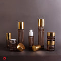 Cosmetic High-grade Skin Care Glass Bottles Water Milk Set Serum Bottles Cream Jar