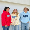 10 Custom Men's Winter Hoodies 100% Cotton Terry Fabric Warm Pullover Streetwear Tracksuit Sweatshirts