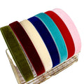 Factory Wholesale  100% Polyester Velvet Ribbon Custom  Velvet Ribbon Bow Corduroy  Roll Ribbon With