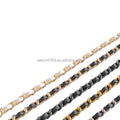 Stock Supply Good Quality 120cm Length Fashion Metal Bag Chain Strap with Checked Adjustable Ball for Leather Bag