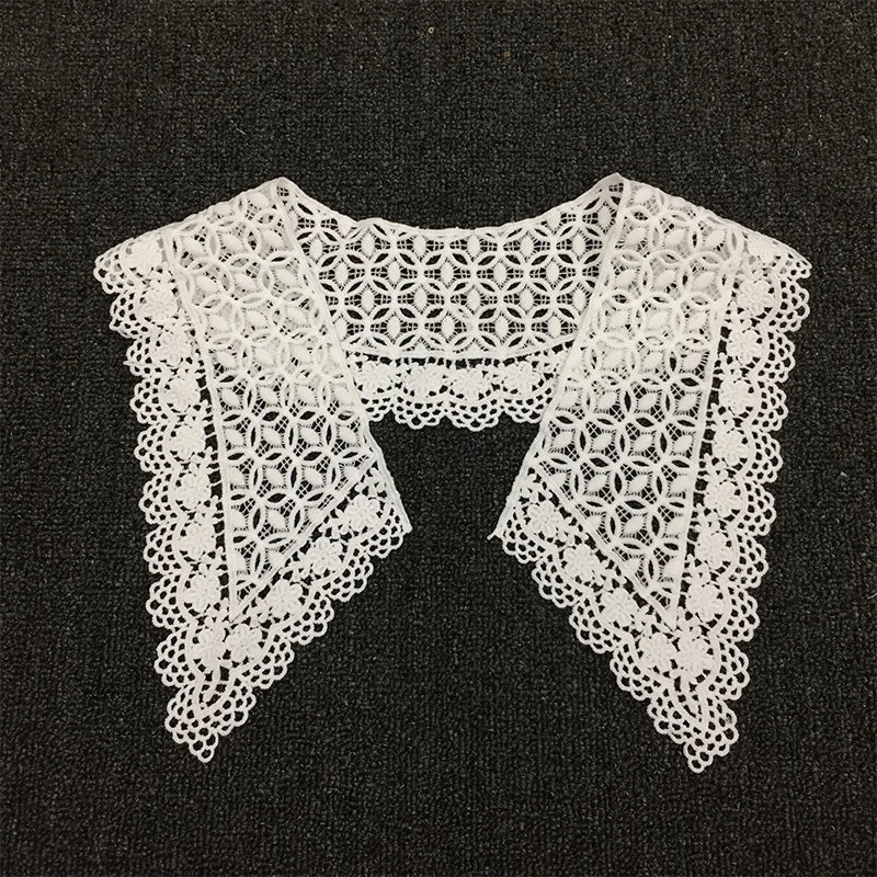 Fashion Design Milk Silk Neck Lace Collar Embroidery for Dresses