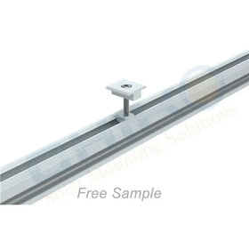 Solar Panel Mounting Aluminum Rail Solar Mounting System Roof Rail Solar Racking Rail