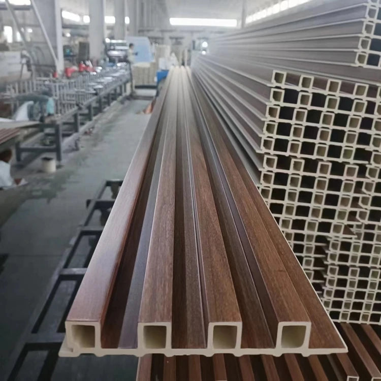 Wpc Panel Wall Indoor Wpc Fluted Wall Panel Wooden Grain Pvc Wpc Wall Panels