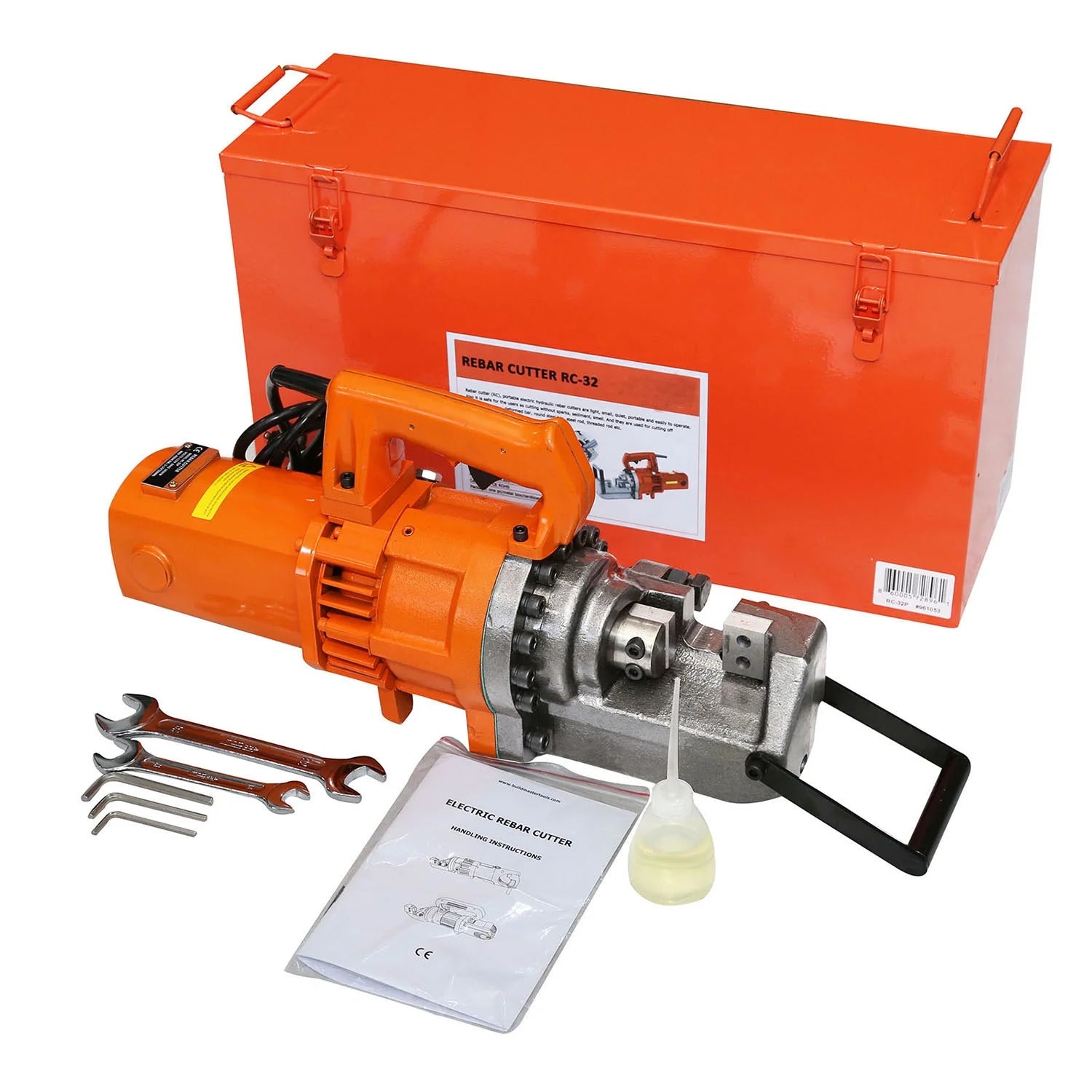 32mm CE Approved Portable Hydraulic Electric Steel Rod Steel Bar Cutting Machine RC-32
