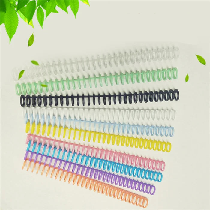A4 Plastic Comb Bindings Ring Binder 16mm Diameter with 30 Holes Removable Filing Product