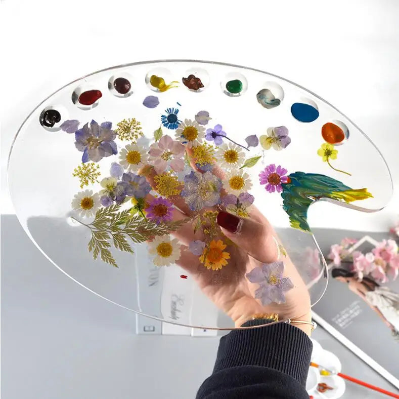 Artist Paint Palette Epoxy Mold for Resin Craft