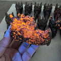 High Quality Natural Yooperlite Dragon Head Healing Crystal Stone Fengshui Carving Skulls Crafts for Decoration