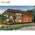 Aluminum Winter Garden Solarium Sunroom Storm Proof Outdoor Thermal Break Tempered Glass Roof Residential Bedroom European Style