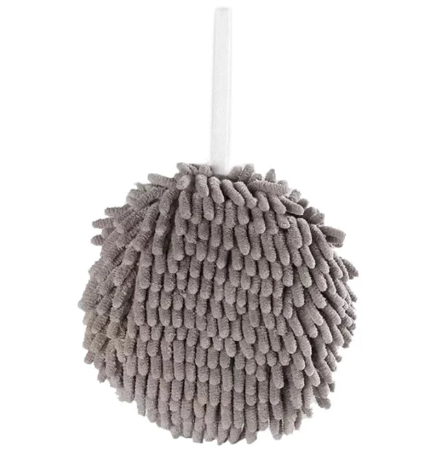 Chenille Handball Hanging Towel Kitchen Thickened Water Absorption Quick Drying Toilet Lovely Rag