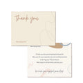 KY-C35 Thank You Cards Set Personalize Greeting Card Box Custom Printing
