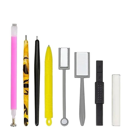 Nail Art Magnetic Stick Wand Pen Multiple Styles Cat Eye Nail Magnet Stick for Cat Eye UV Gel Polish Magic Manicure Design Tool