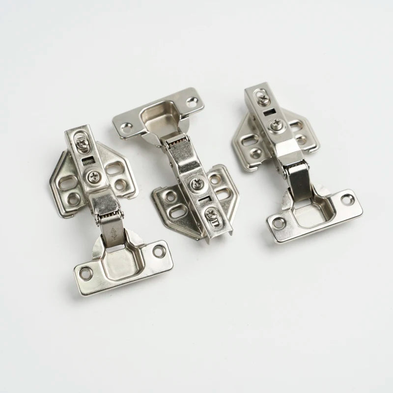 Factory Price 304 Stainless Steel Cabinet Hinges Soft Close Clip-On Silent Stable Heavy-Duty Door Hinges Kitchen Furniture