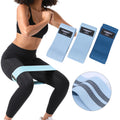 Custom Logo Booty Hip Resistance Bands Set of 3 Non-Slip Polyester Fabric Exercise Bands Fitness Workout Band Yoga Gym