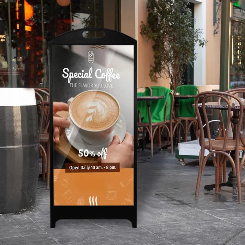 COSUN Digital Signage and Display Portable Digital Signage Sandwich Board Portable Mobile Digital Signage