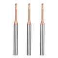 CNC Cutting Tools HRC60 R0.1 Micro Diameter Long Neck Coating Ball Nose Tungsten Carbide Milling Cutter End Mill for Steel