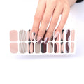 Korean Real Gel Polish Strips Nail Art Wraps Customized Design Nail Wraps OEM ODM Available